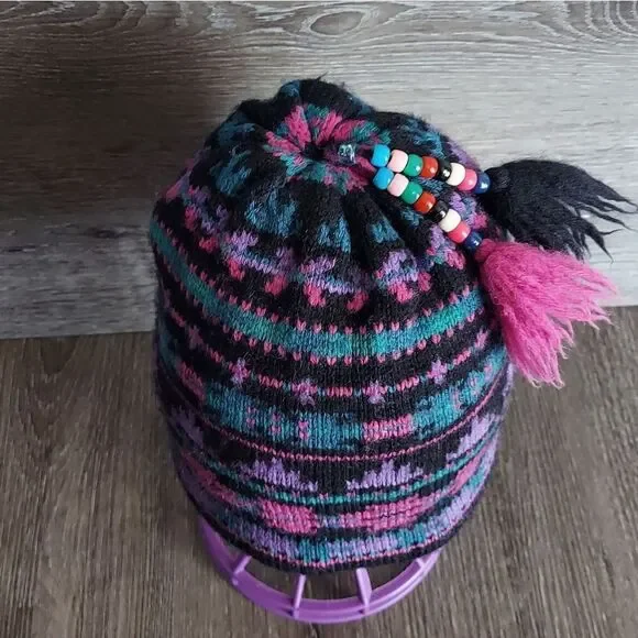 Vintage Merkley Headgear Virgin Wool Fleece Lined Beanie - Picture 2 of 6